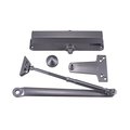 Design Hardware Door Closer, Dark Bronze Painted, Regular Arm, Adjustable Size 1-6 DH-116-BZ